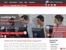 Tablet Screenshot of emailhelpdesk.us